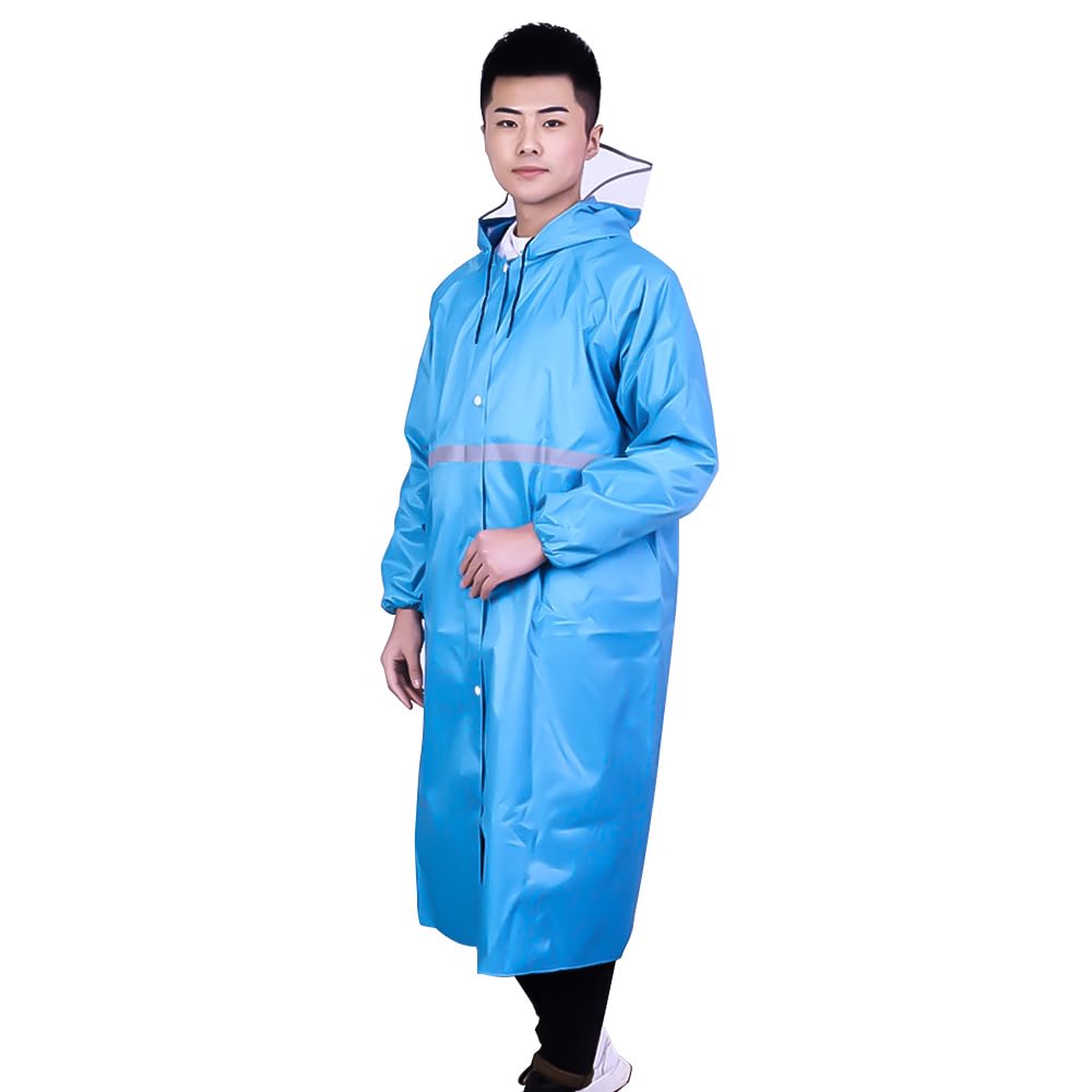cockatoo RNCT-02 Rain Coat for Men & Women,Oercoat Oxford Material Rain Coat for Men & Women Waterproof, Orange(6 Month Warranty)-picture-20