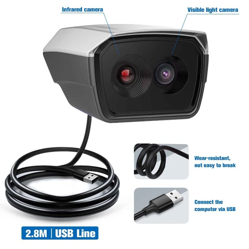 非接触 人体 顔認識検出 赤外線サーマルイメージングカメラスキャナー