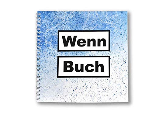 Wenn Buch blau Geschenk für Männer zum Geburtstag