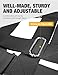 Harrison Howard Poly Double Layer Nylon Easy Installment and Adjustment 3 Slat Stall Guard for Horses Black