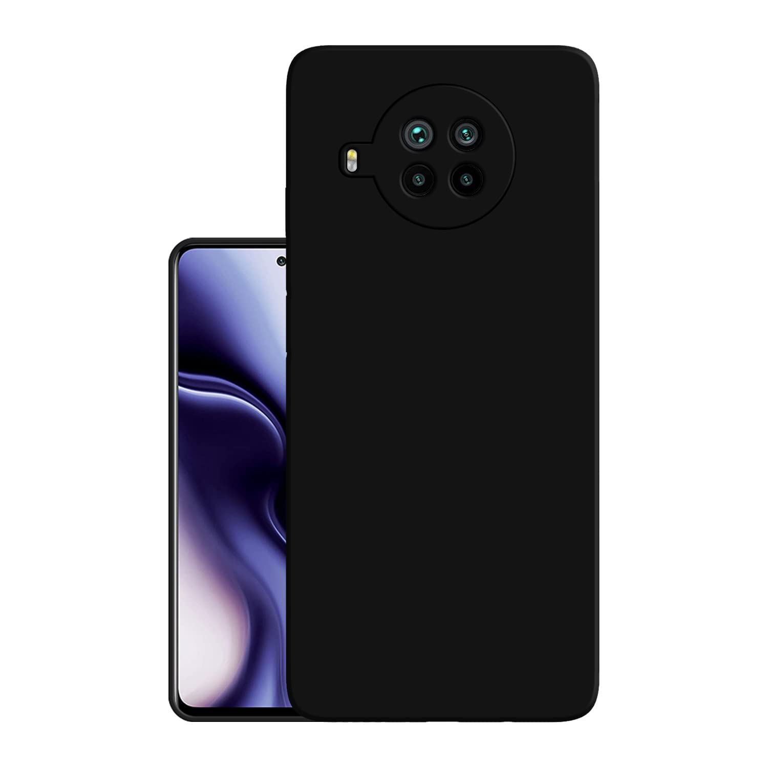 HELLO ZONE Rubber Exclusive Matte Finish Soft Back Case Cover for Mi 10I - Black (B08T9HKKGK) Amazon Price History, Amazon Price Tracker