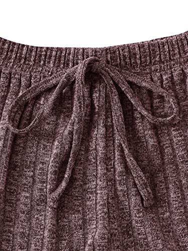 Image of SOLY HUX Women's Button Front Ribbed Knit Tank Top and Shorts Pajama Set Sleepwear Lounge Sets