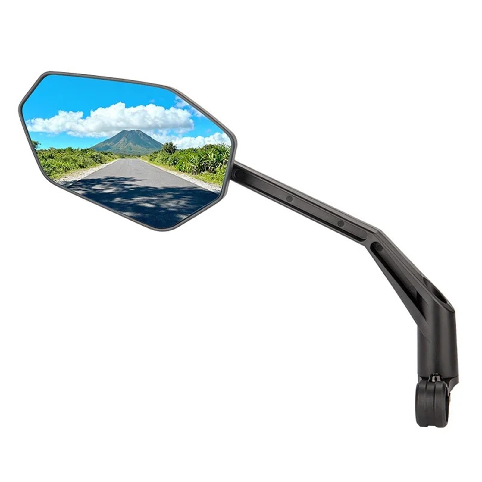 Specchietto Retrovisore Specchietto Retrovisore Girevole Regolabile A 360° Per Strada Per Bici Per Elettrico Per Scooter Per Accessori Di Sicurezza Retrovisori Trasparenti(Handlebar-Left)