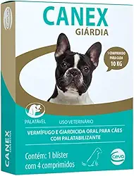 Vermífugo Canex Plus 3 Ceva com 4 Comprimidos Ceva para Cães