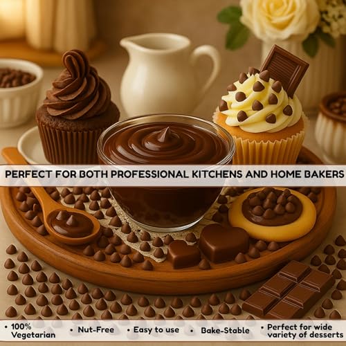 Image of Confect Milk Chocolate Chips | Smooth & Creamy Cocoa Flavor | Baking, Desserts, Cookies, Cakes & Snacks | Melty Chocolate Chunks | Vegan & Gluten Free- 100Gms