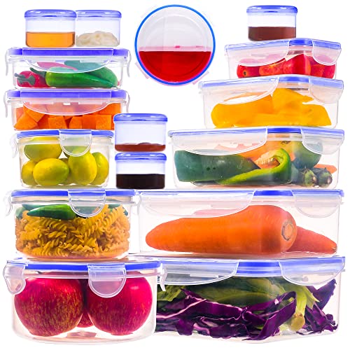 Buy 32 Pcs Large Food storage containers85 oz to Sauces Box Stackable
