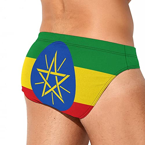 Men's Swimwear Washington Flag Briefs Swim Trunk Triangle Thong Bikini Swimsuit2