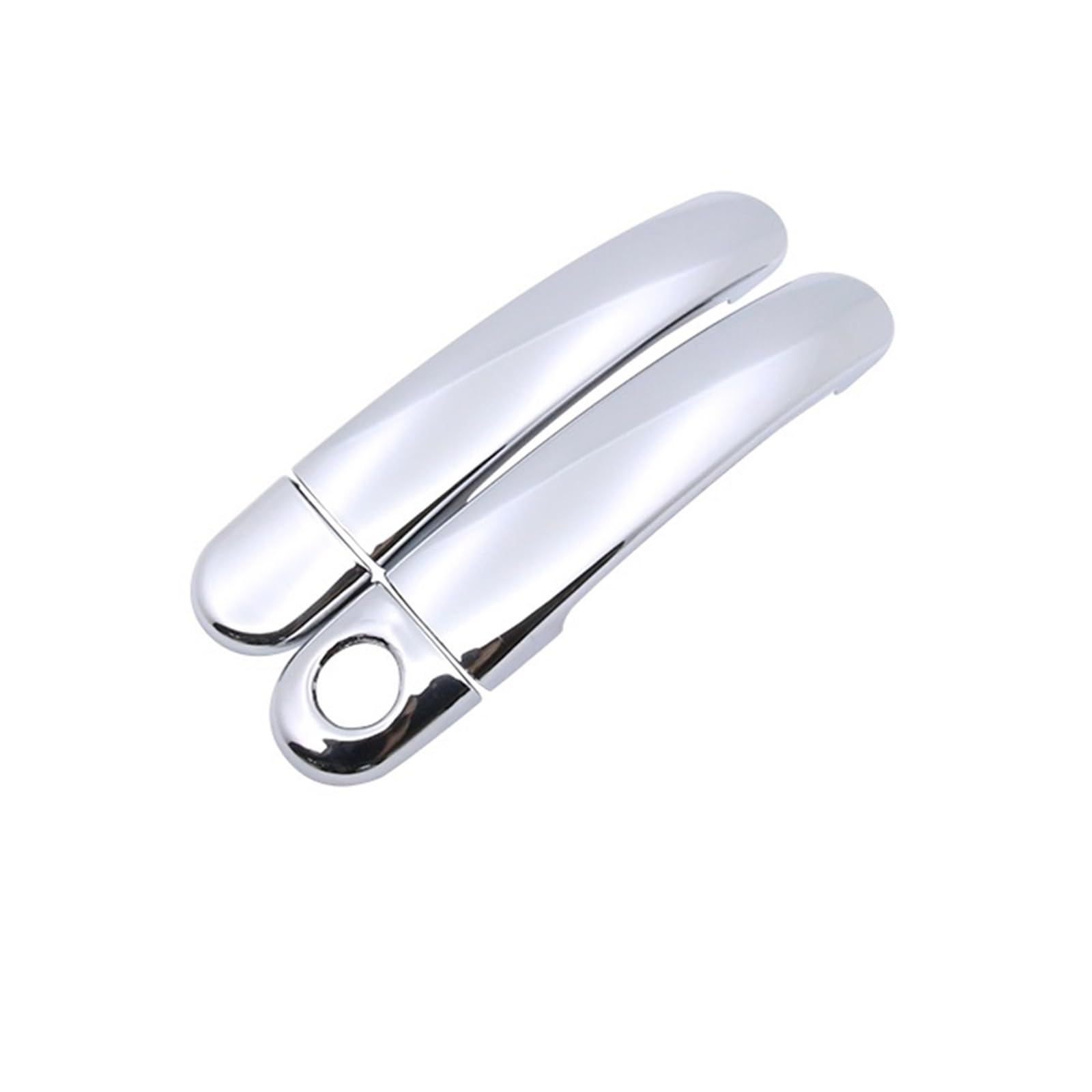 Drezzo Car Exterior Door Handle Chrome Door Handle Cover Trim Set Protection for VW Up E-Up 2011-2019(Handle 1 Keyhole 2Dr)