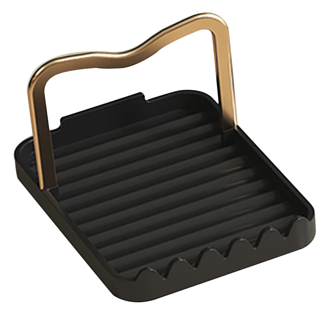 Poggia Mestolo e Coperchio Cucina in Alluminio, Stabile | Rack Multifunzione da Banco, Organizer per Utensili e Taglieri, Stile Moderno per Cucina Ordinata