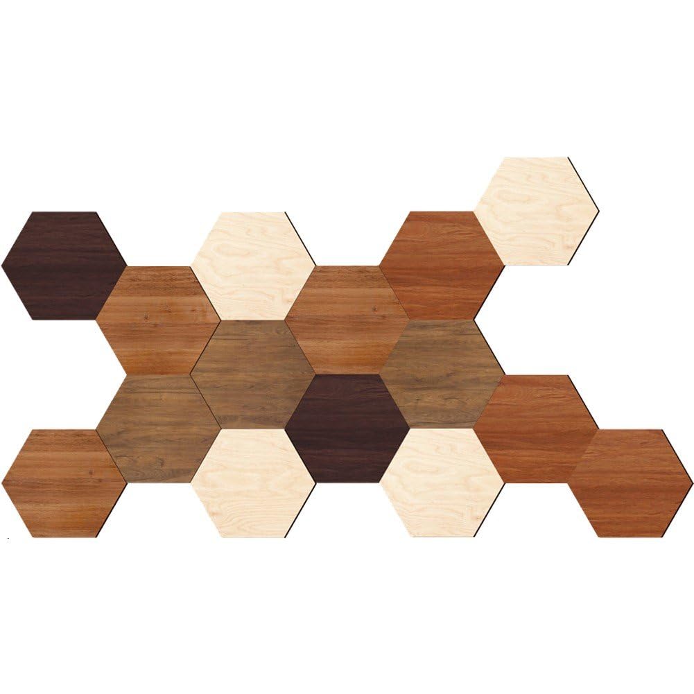 Pegatinas de pared hexagonales extraíbles para tapar imperfecciones de forma estética