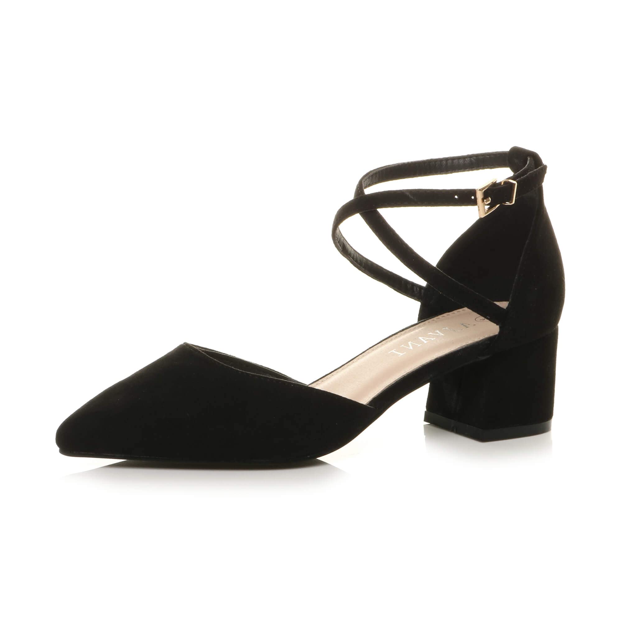 Footwear Black Friday Heels Sale Ajvaniwomens Ladies Mid Block