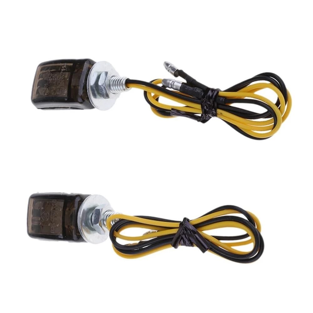 6 Pezzi Universali LED Piccoli Indicatori Di Direzione Moto Doppie Spie Per Moto Lampeggiano Indicatori