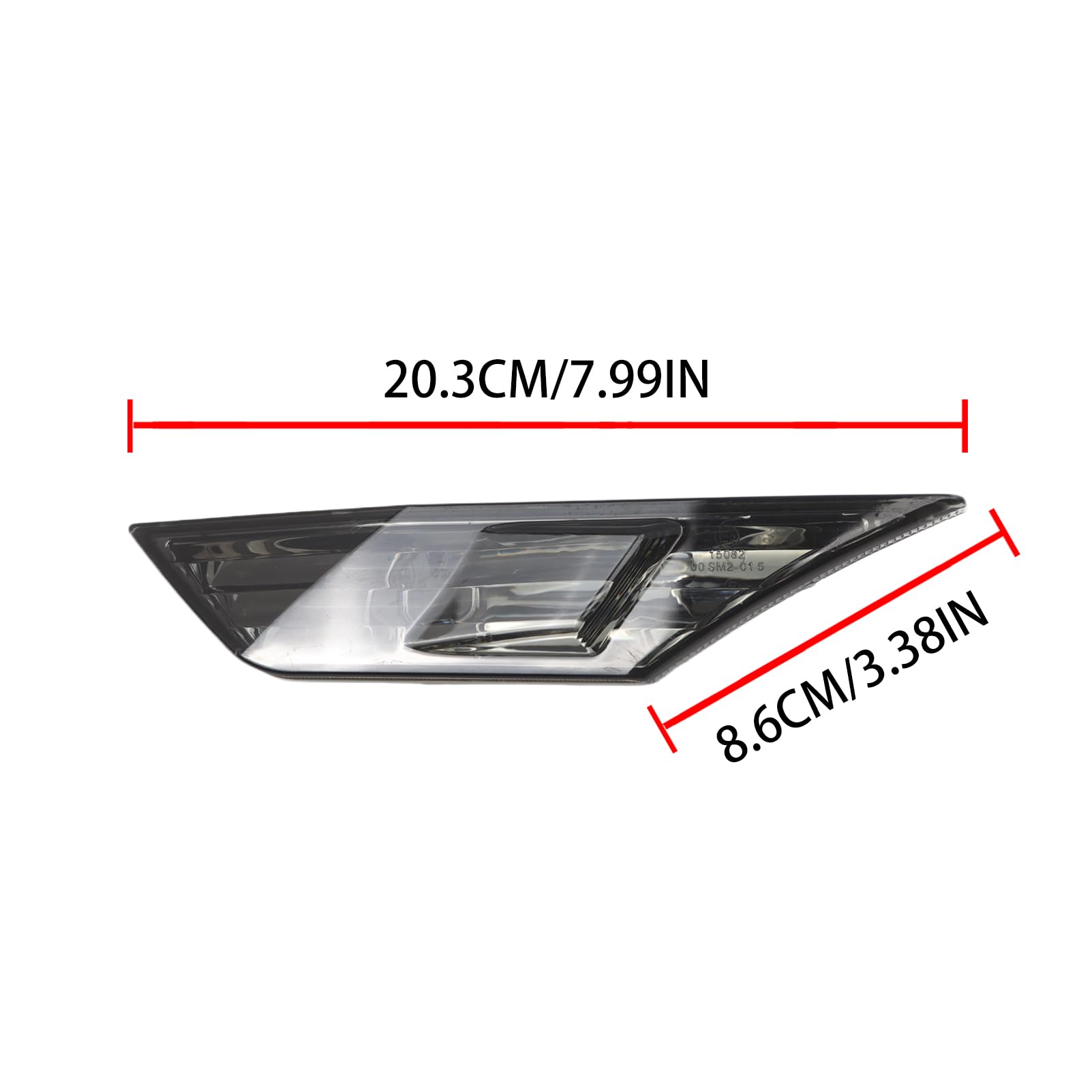Jedna para świateł kontrolnych bocznych do MK10 Honda Civic 2016-2021 kierunkowskazy lampy boczne kierunkowskazy boczne lampka sygnalizacyjna biała 34300-TET-H01 34350-TET-H01
