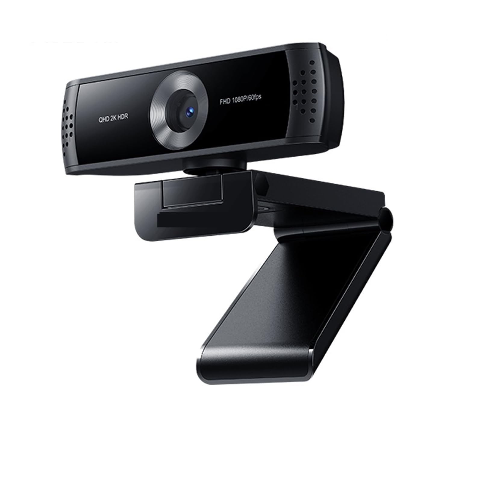 Webcam HDR 2K Webcam Business Computer Autofocus Camera 1080P 60FPS with Dual Noise Canceling Mics for Video Conferencing