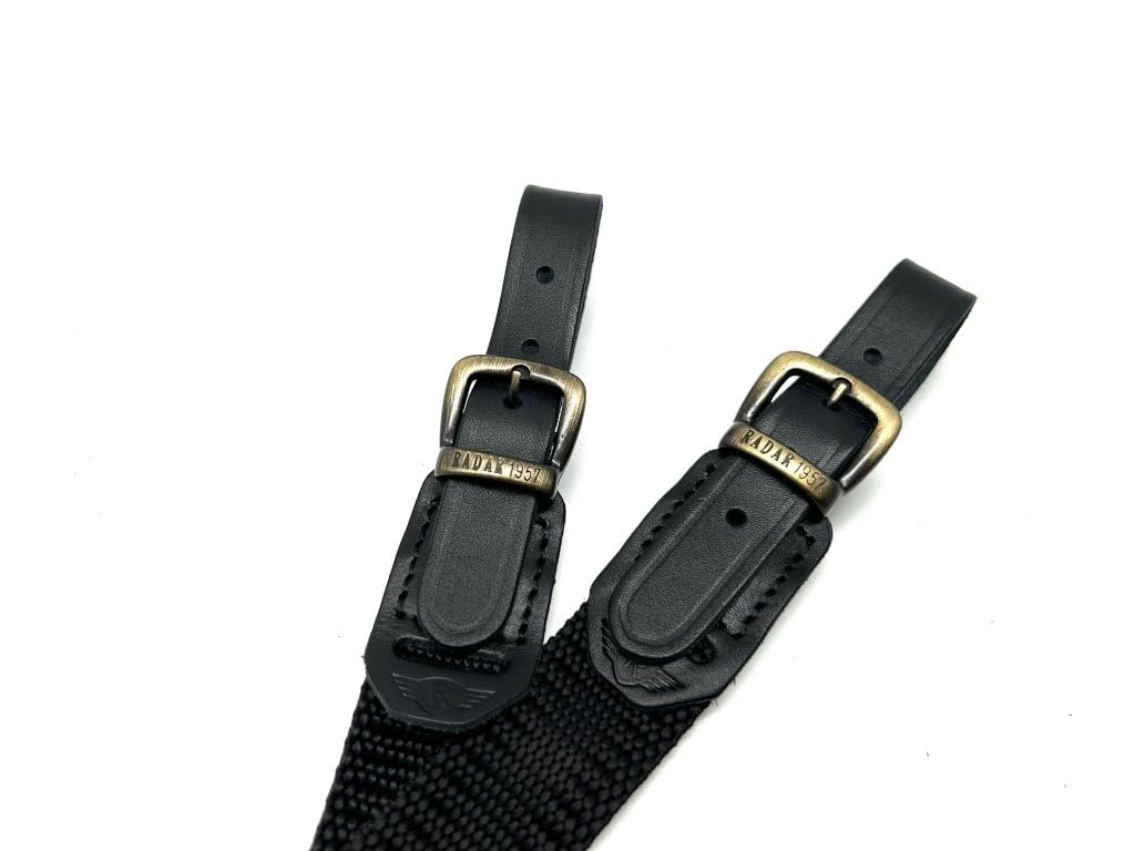 Bretella Per Fucile In Tela Elastica - Nera Con Cinghia Antiscivolo Per Caccia E Tiro