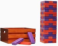 Vista 49 de Tailgating Pros Maderas gigantes de primera calidad con caja manchada: ¡elige los colores de tu equipo! Juego de patio al aire libre gigante