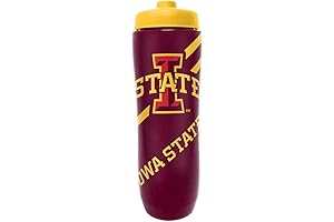 Party Animal NCAA Iowa State Cyclones Squeezy Water Bottle, Team Color