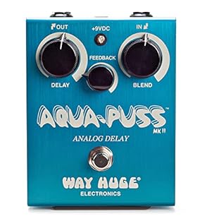 Heavy-duty vacuum footswitch. Quiet relay-based true bypass. Blue led indicator. easy access battery door. Super-duty 0.09" aluminum anodized chassis. High grade components. great tone and a cool name!