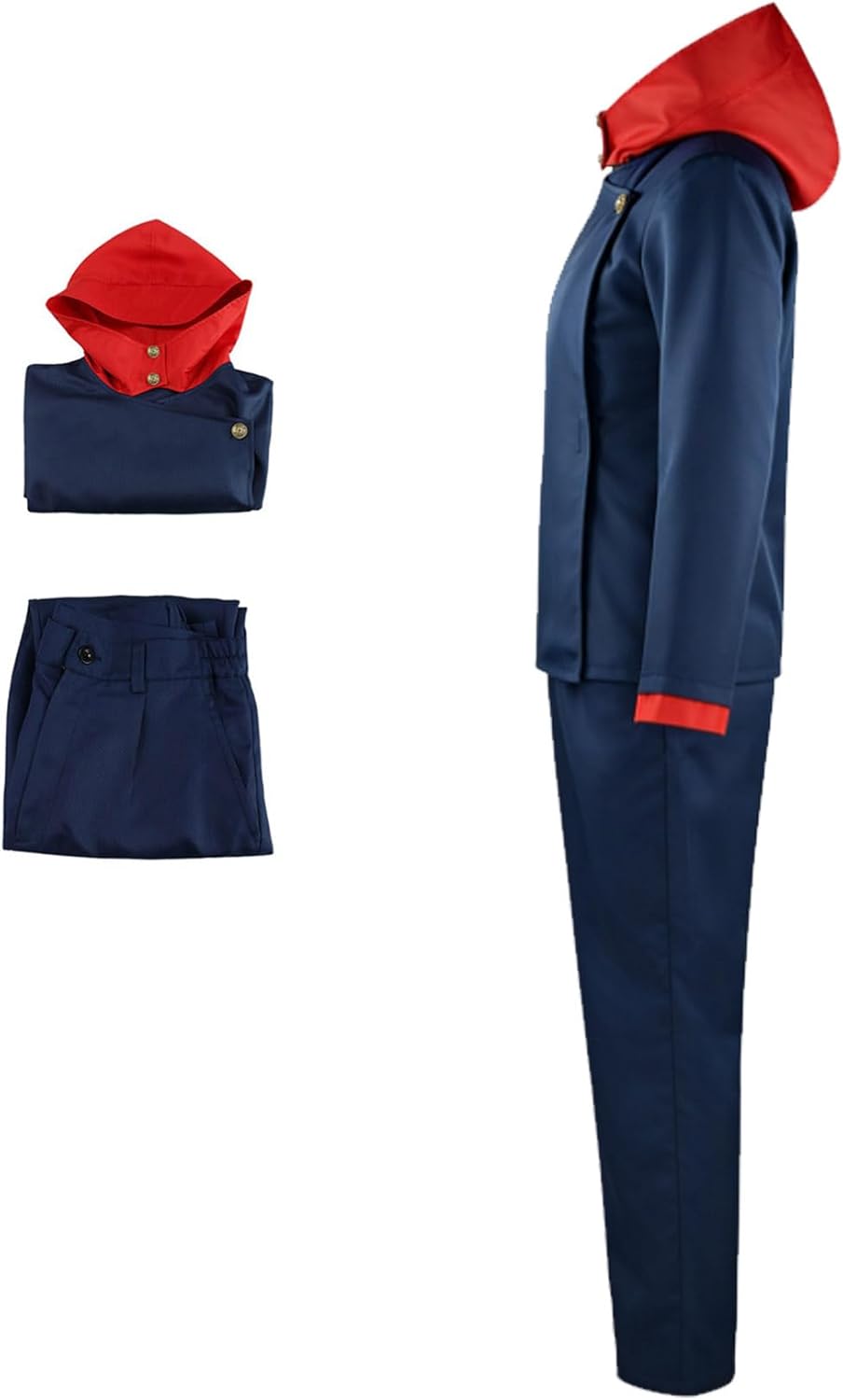 FAZA Yuuji Itadori Cosplay Costume For Men Anime Costume Japanese School Uniform Tops Pants Outfits
