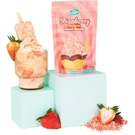 Strawberry Shortcake Yum Crunch Toppings: Sweet Treat for Dessert Delights