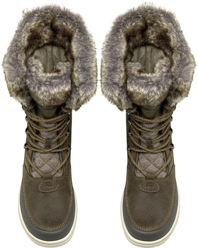 Helly-Hansen Garibaldi VL Insulated Winter Boots for Women - Waterproof Nubuck Leather, Faux Fur Lined, Eco Ortholite Comfort Footbed, Max-Grip Outsole4