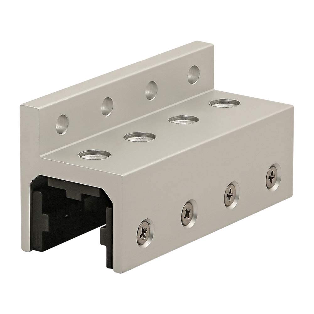 25-6716, 25 Series, 3 Slot Mount Single Flange Long Standard Linear Bearing