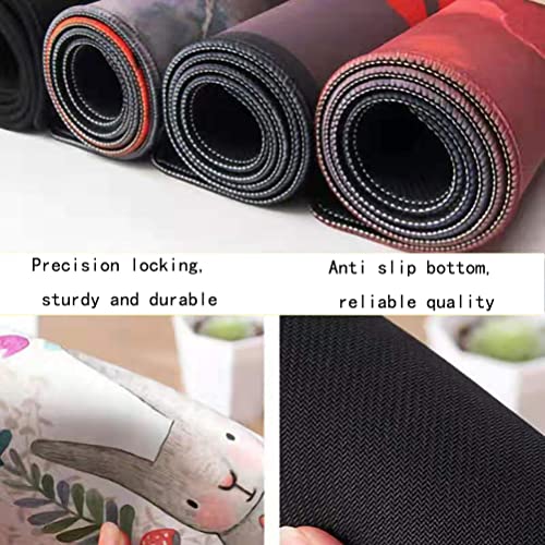 Wzcslm Mouse Pad- Mtg Playmat - Perfect For Magic The Gathering, Yugioh, Anime - Tcg Card Game Table Mat - Durable, Thick, Cloth Fabric Top, Rubber Bottom（31.5"X15.74"X0.12") (One Piece) #TOP3