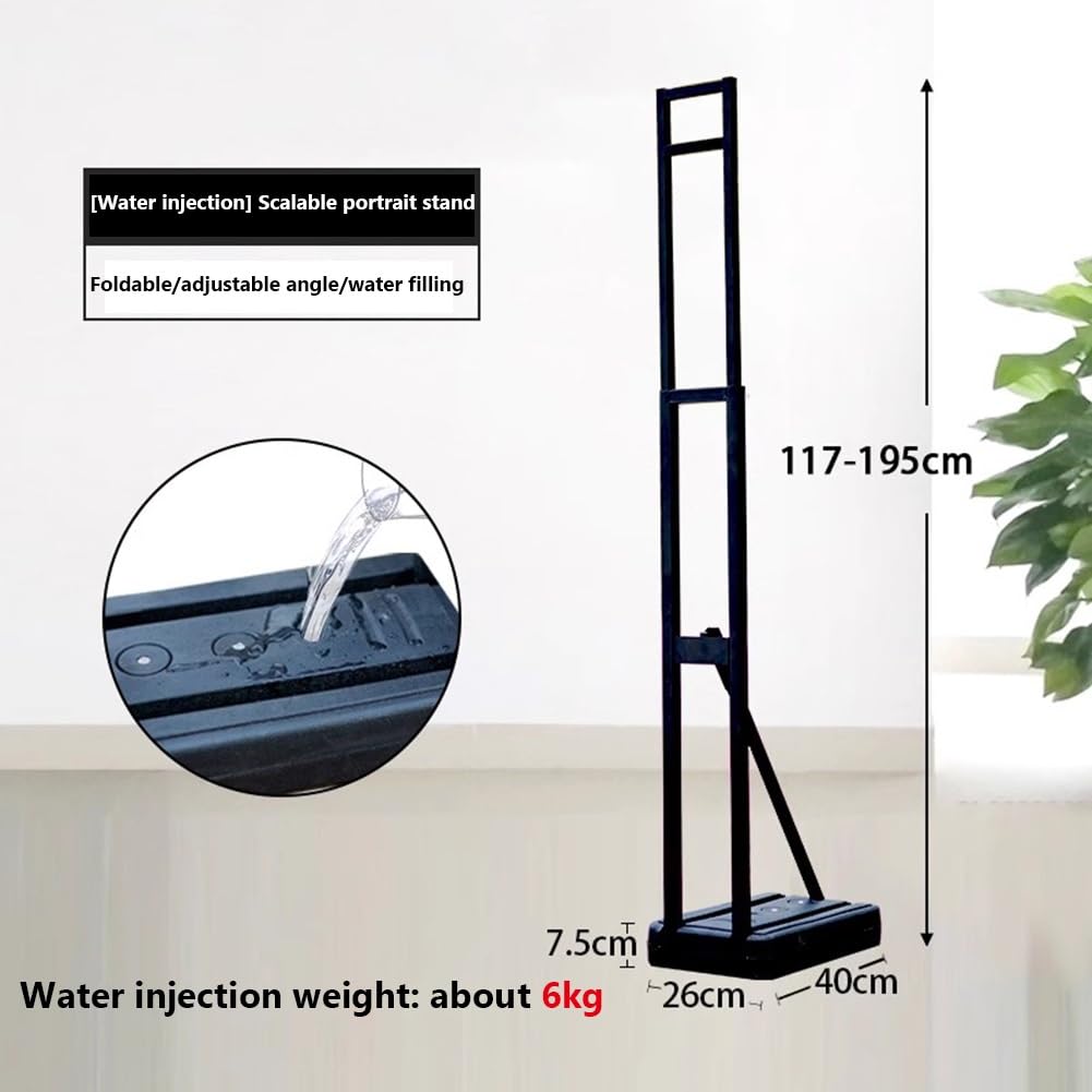 Soporte De Pedestal para Carteles Altura Ajustable para Carteles De hasta 77" Soporte De Suelo Resistente para Carteles Base De Inyección De Agua para Carteles KT, Espuma(2PCS)