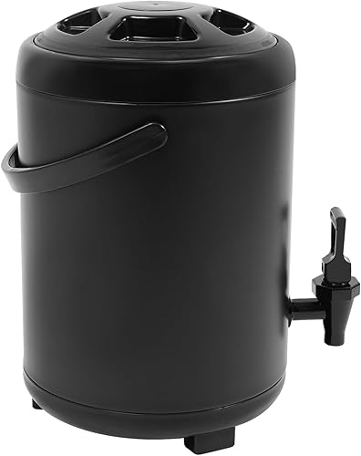 Miniatura 8 de Dispensador de bebidas aislado de acero inoxidable de 8 L, contenedor de bebidas aislado con boquilla, dispensador de bebidas frías y calientes para