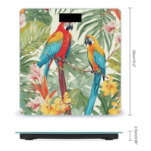 Báscula Digital de Baño con Pantalla LED Transparente miniatura 2