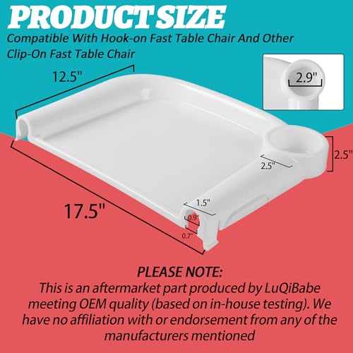 Image of High Chair Tray Cover Compatible with Stokke Tripp Trapp Chair with Cup Holder and Baby Dining Tray Compatible with in-gle-sina Fast Table Chair