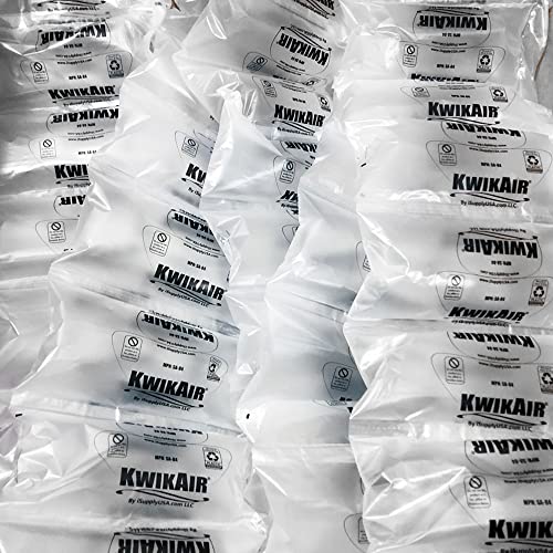Kwikair 4X8 Air Pillows 342 Count Shipping Packing Peanuts Cushion - Big Box Packaging (40 Gallon) #TOP7