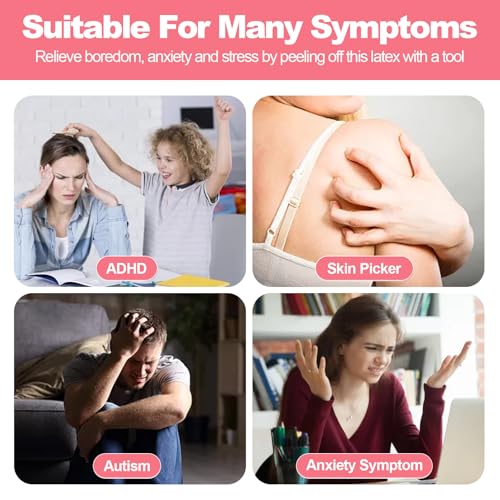 Picky Fidget Pads Kit, Skin Picking Fidget Toys, Dermatillomania Fidget Toys, DIY Making Kit for Picky Party Pad