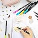 sunacme Dual Brush Art Markers Pen, 48 Colors Artist Marker Pens for Adult Coloring Books, Colored Brush Fineliner Pens for Drawing Sketching Coloring Book Journaling