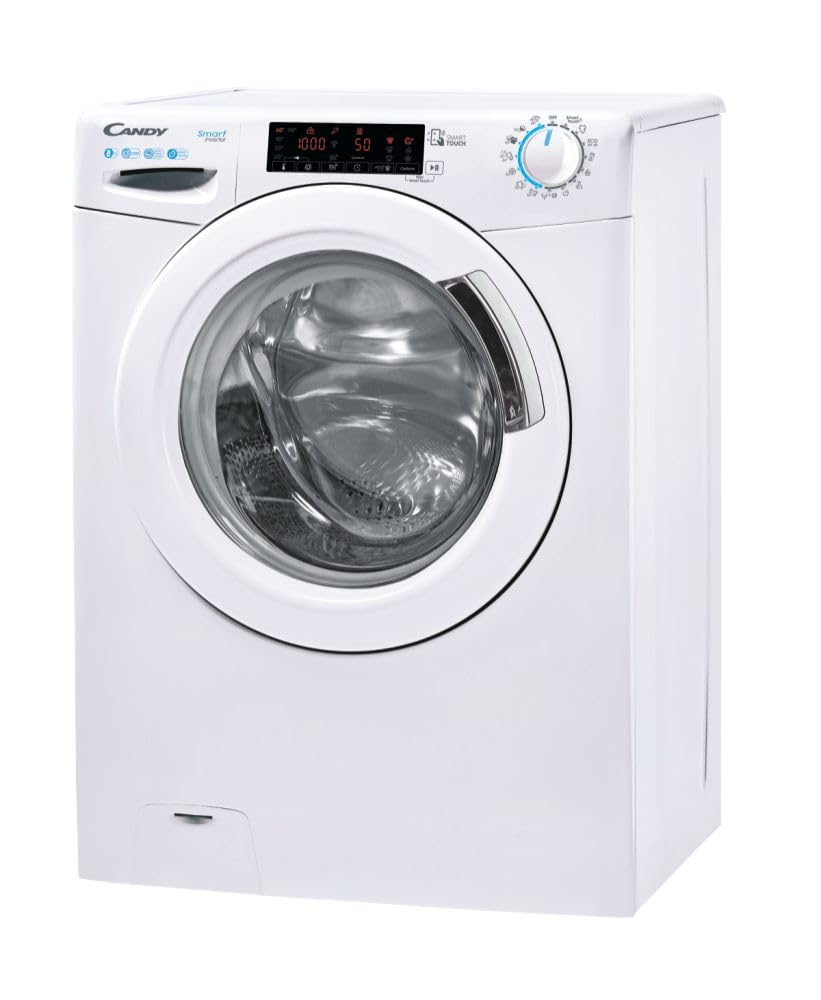 Lave-linge hublot pose libre CANDY CS 128TXME-S - 8 kg - Moteur Induction - Largeur 60 CM - 1200 trs/min - Blanc