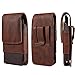 Handy Gürteltasche mit Clip Männer, Handy Gürtel Tasche Herren Leder, 7.2" Universal Smartphone Geldbörse mit Gürtelschlaufe Tragetasche Telefon Gürtelhalter Kartenschlitze Geldbörse Fanny Pack Herren