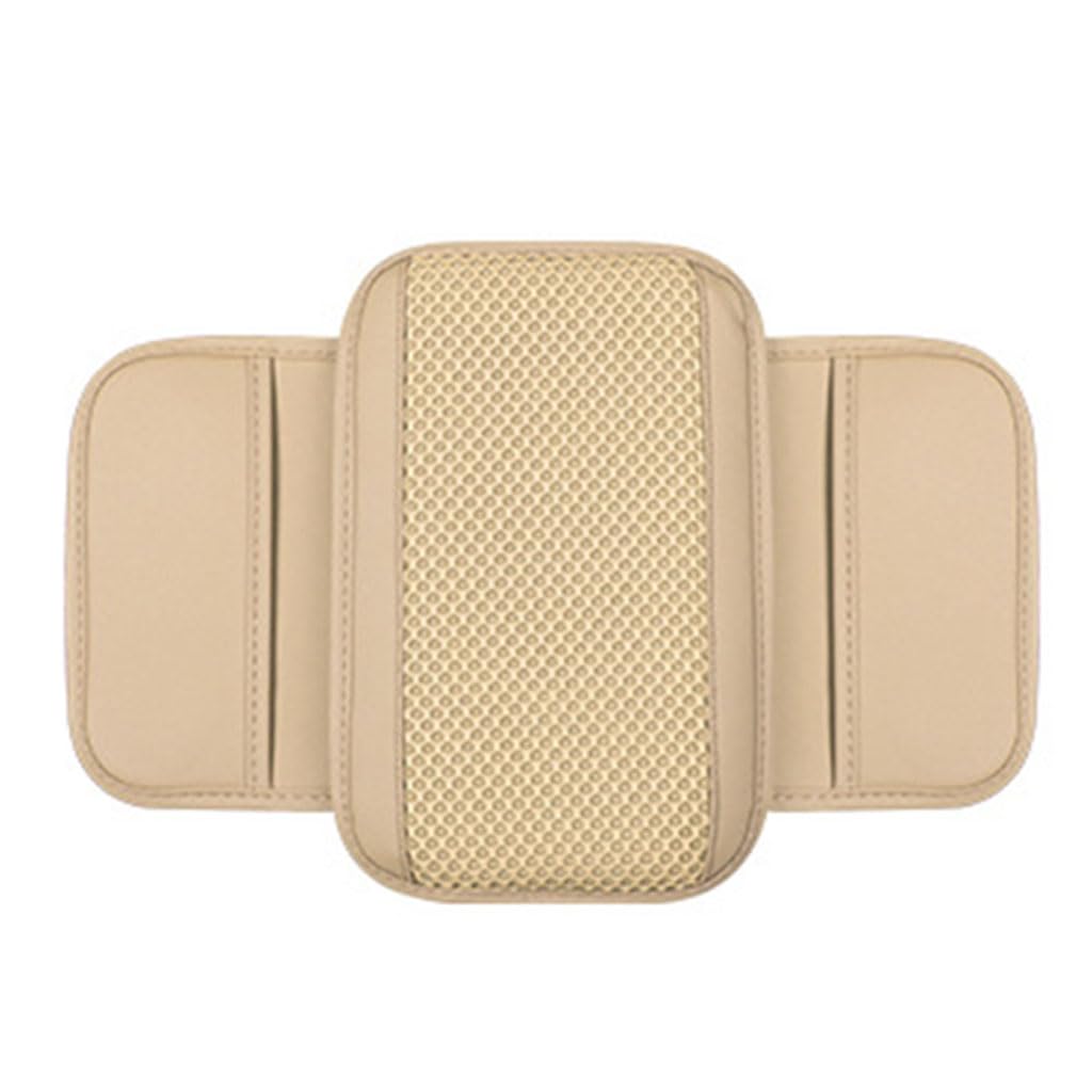 Arm Rest Car for Toyota Urban Cruiser Hyryder 2022 2023 2024, Car Armrest Pads Center Console Cover Waterproof Decoration Comfortable Car Accessories,Beige