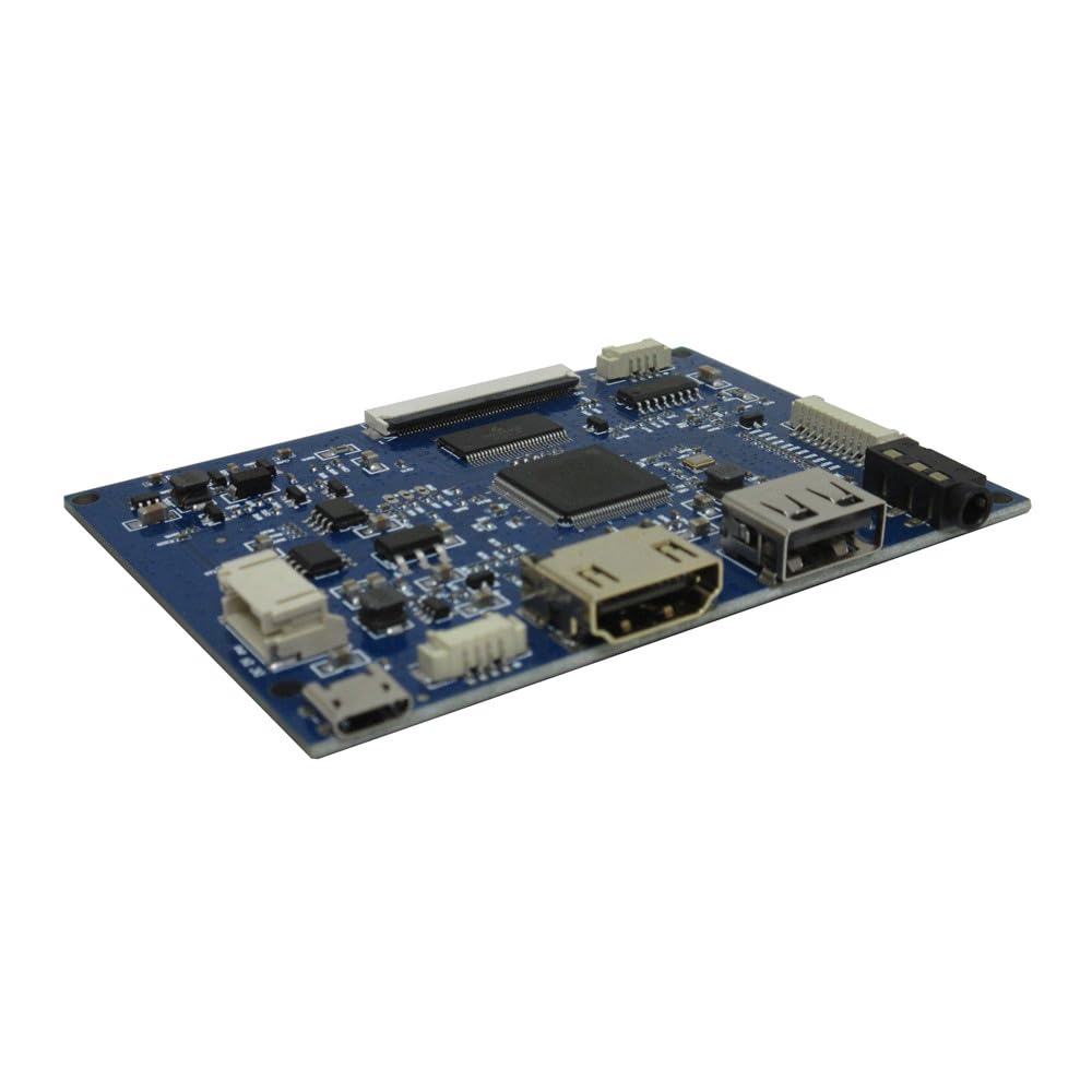 Display LCD portatile da 10,1 pollici, 1024 x 600, con HDMI e funzione di lettura chiavetta USB, set di schede driver per presentazioni di video pubblicitari, foto