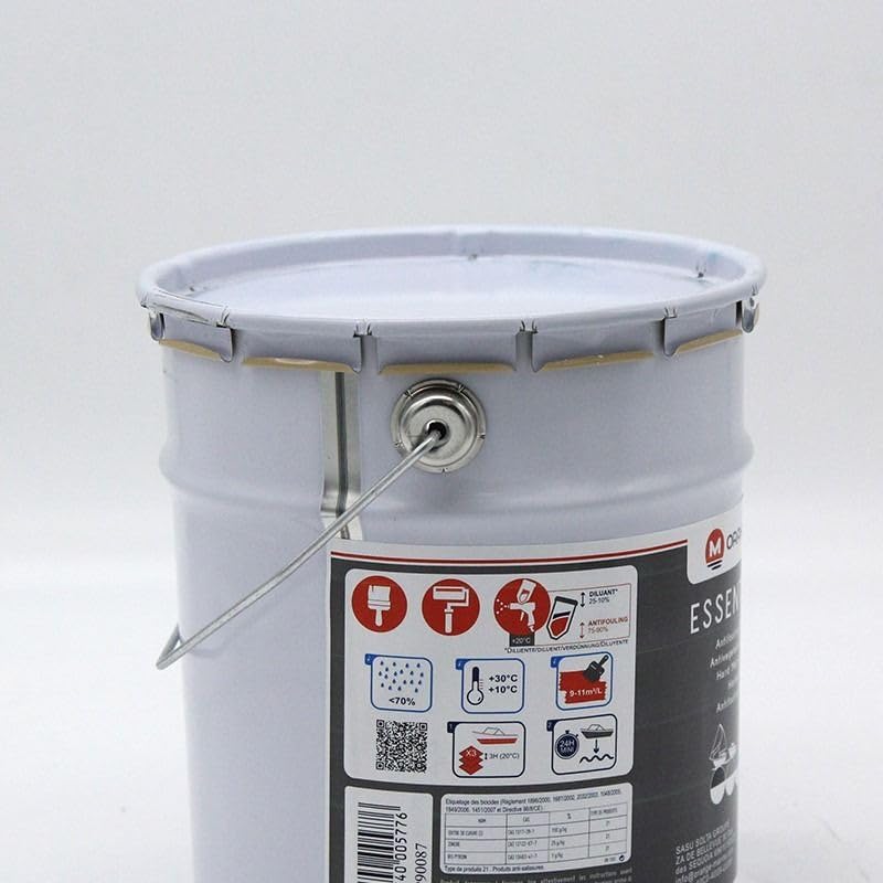 Orangemarine Antifouling Matrice Dure Essential 2,5 L –Peinture antisalissures pour Coque de Bateau – Protection Durable Contre algues et Coquillages – pour Polyester, Bois, Acier–5 Coloris