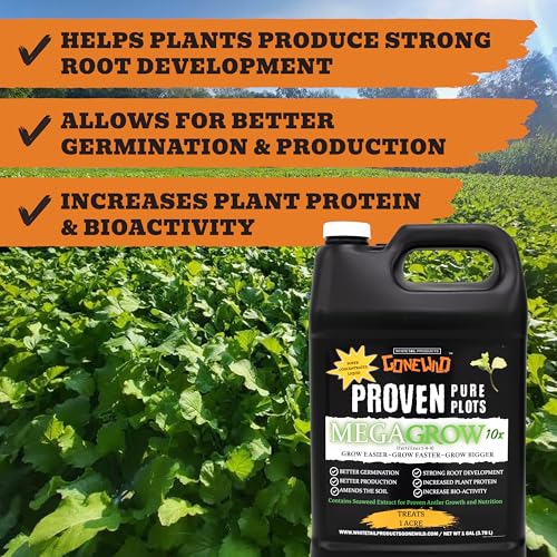 Mega Grow 10X, acondicionador líquido para suelo, 1 galón miniatura 5
