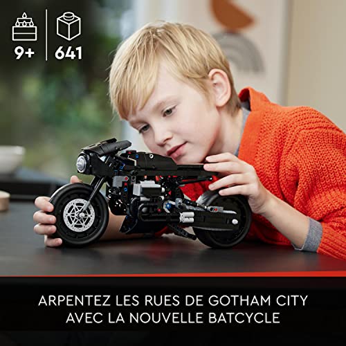 LEGO 42155 Technic Le Batcycle de Batman Jouet de Moto à Collectionner Kit de Construction de Maquette Super Héros Emblématique Film 2022 - vue 3