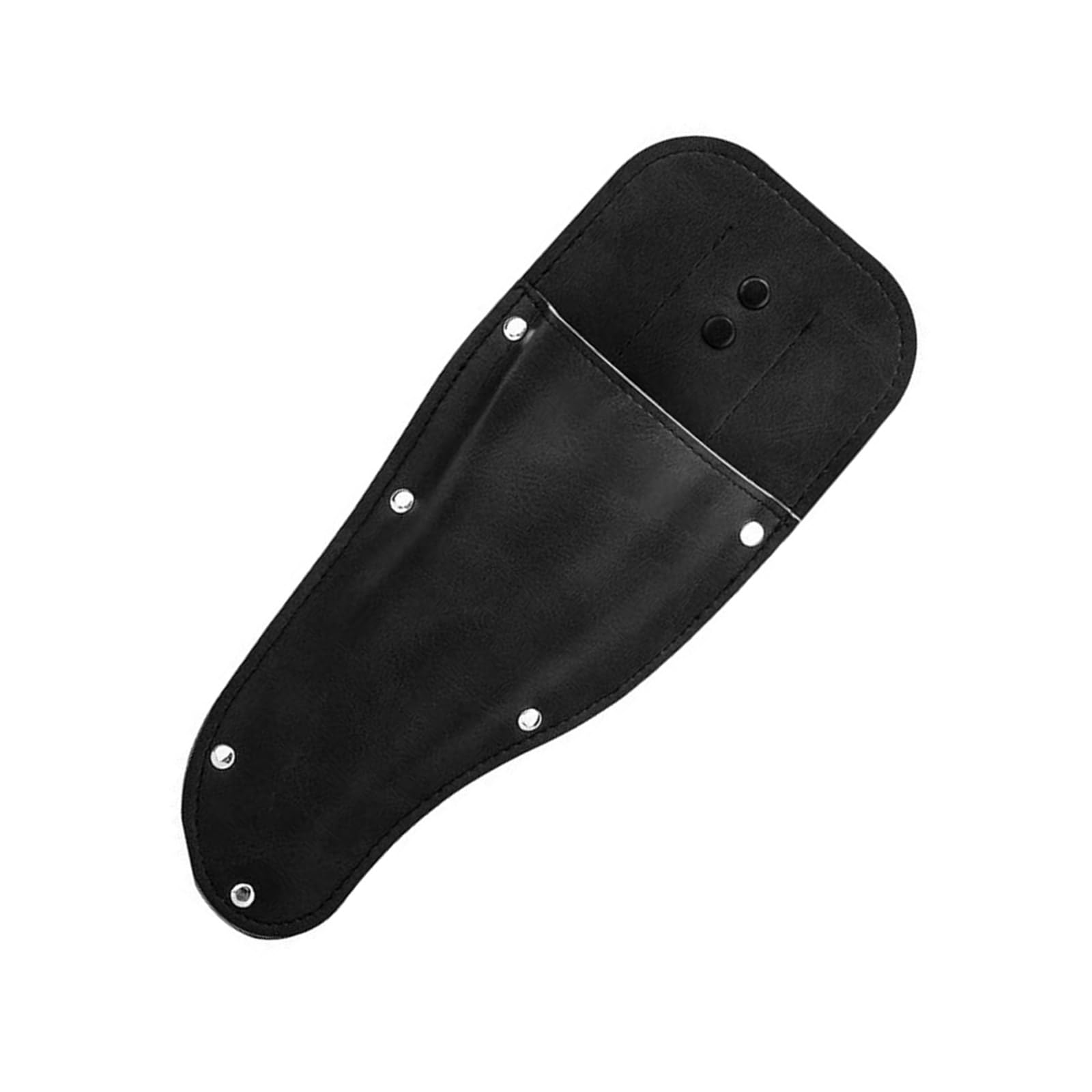 Msioytog Black Pruning Shears Protective Case Pu Leather Sheath Protective Holder Hanging Bag Organizers For Gardening And Pu Leather Sheath