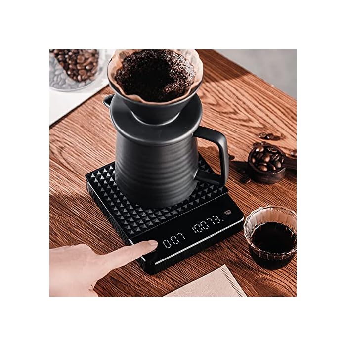 Buy ECORELAX Digital Coffee Scale, Rechargeable PourOver Coffee Scale