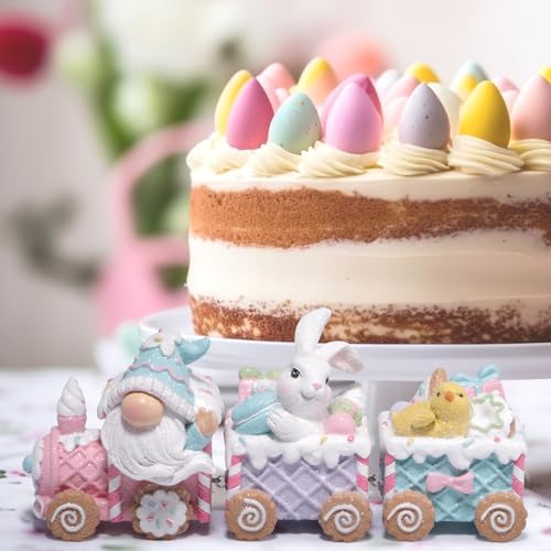 Lapin de Pâques et train décoratif Hodao : la solution pour une table festive réussie