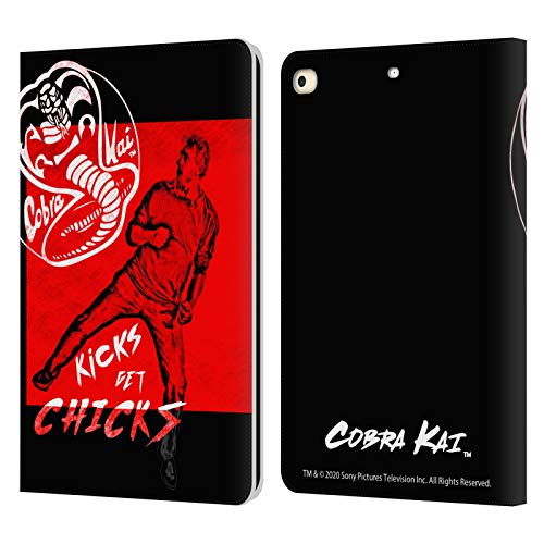 Étui portefeuille Cobra Kai iPad 9.7 en cuir compatible 2017 2018
