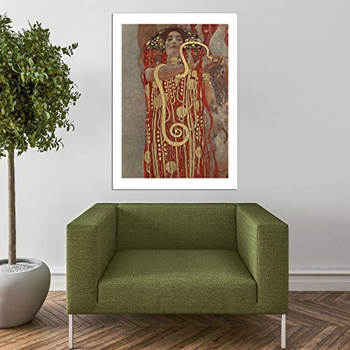 Hku Klimt Hygieia impression d'art encadrée matte format moyen