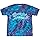 Liquid Blue Grateful Dead Ballpark Cyan Baseball TieDye T