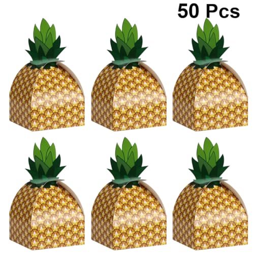 Boîte à bonbons en papier ananas Hemobllo : la solution pliage rapide pour fêtes - 7