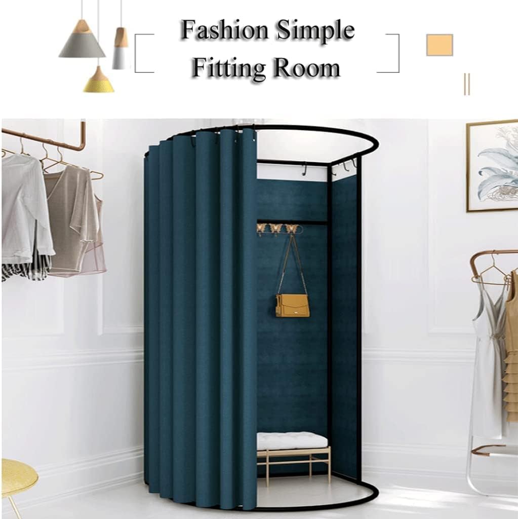 Fashion Changing Rooms Movable Clothing Store Fitting Room Portable Temporary Locker Roomlarge Space Dressing Room for Clothing Store Changing Room Bedroom Furniture