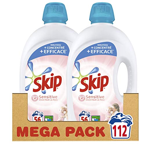Skip Lessive Liquide Sensitive Doux pour...